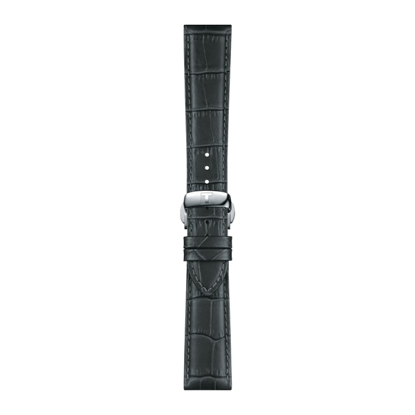 Tissot szary pasek skórzany 21 mm