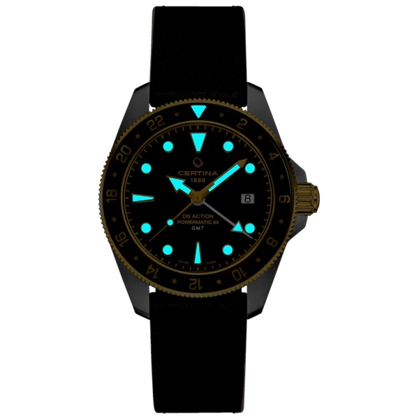 ZEGAREK CERTINA DS ACTION GMT POWERMATIC 80