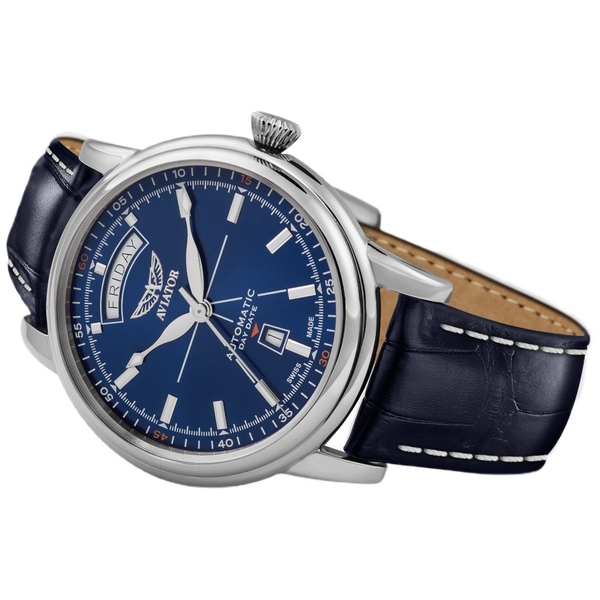 ZEGAREK AVIATOR DOUGLAS DAY-DATE AUTOMATIC