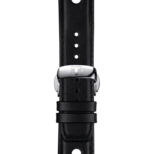 Skórzany czarny pasek Tissot 20 mm