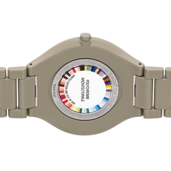 ZEGAREK RADO TRUE ROUND THINLINE LES COULEURS LE CORBUSIER