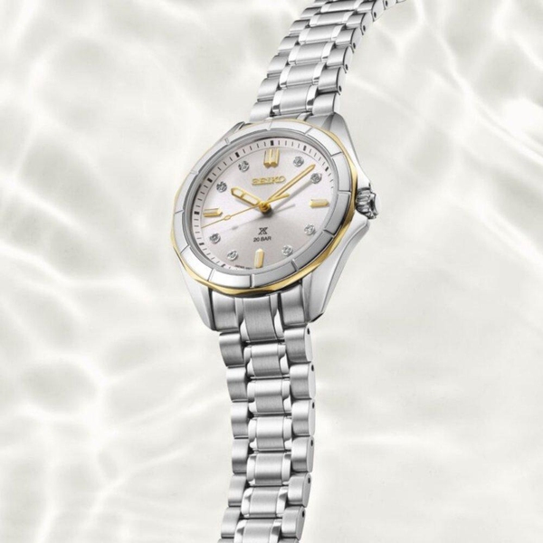 ZEGAREK SEIKO PROPSEX SEA QUARTZ LADIES DIAMONDS