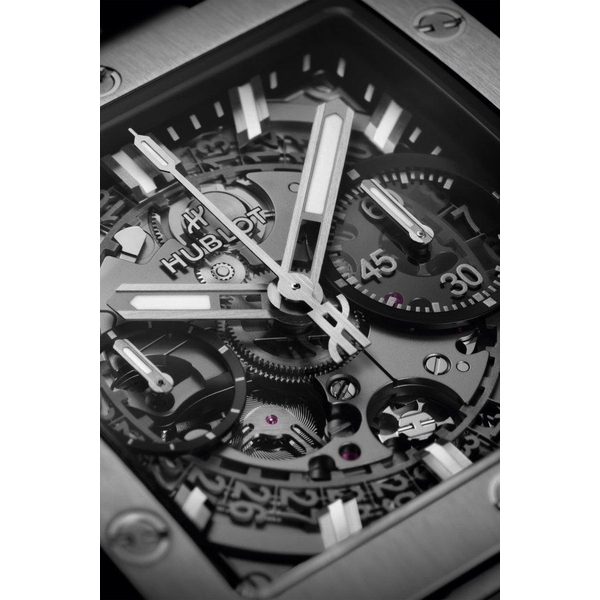 ZEGAREK HUBLOT SQUARE BANG UNICO TITANIUM