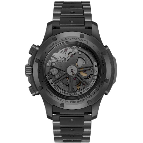 ZEGAREK IWC SCHAFFHAUSEN PILOT'S PERFORMANCE CHRONOGRAPH PERPETUAL CALENDAR DIGITAL DATE-MONTH