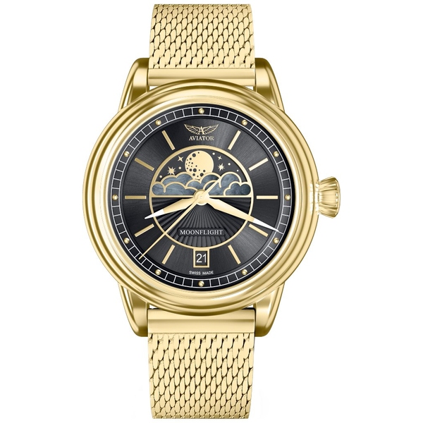 ZEGAREK AVIATOR DOUGLAS MOONFLIGHT