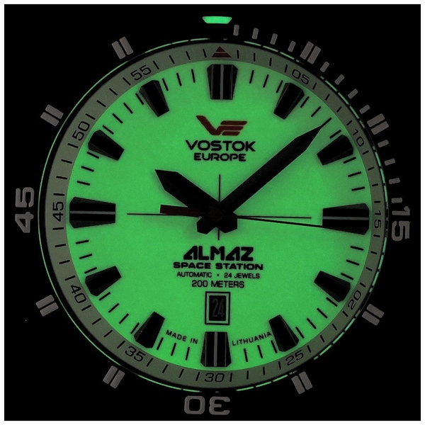 ZEGAREK VOSTOK EUROPE ALMAZ SPACE STATION AUTOMATIC