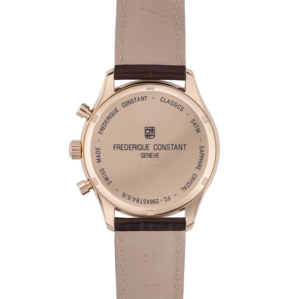ZEGAREK FREDERIQUE CONSTANT CLASSICS QUARTZ CHRONOGRAPH TRIPLE CALENDAR