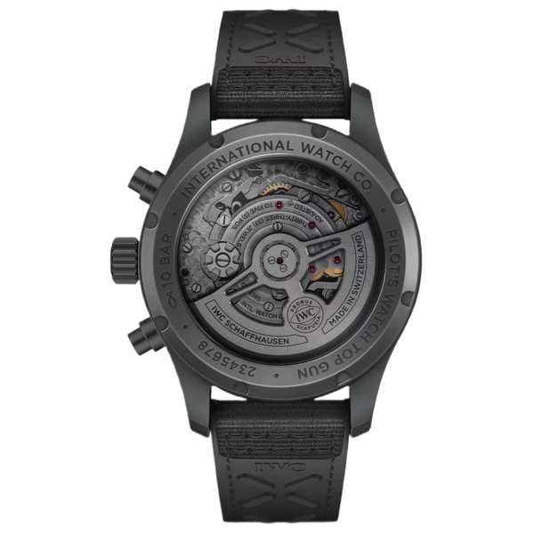 ZEGAREK IWC SCHAFFHAUSEN PILOT'S CHRONOGRAPH 41 TOP GUN CERATANIUM