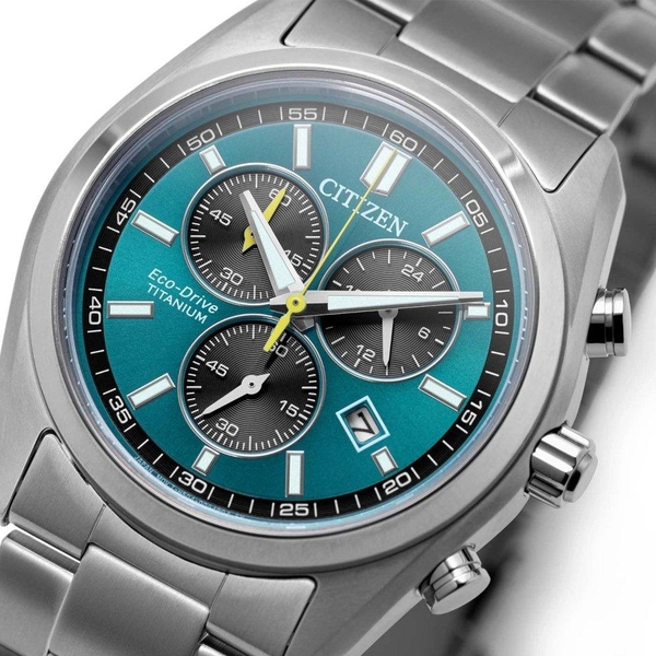 ZEGAREK CITIZEN ECO-DRIVE SUPER TITANIUM CHRONOGRAPH