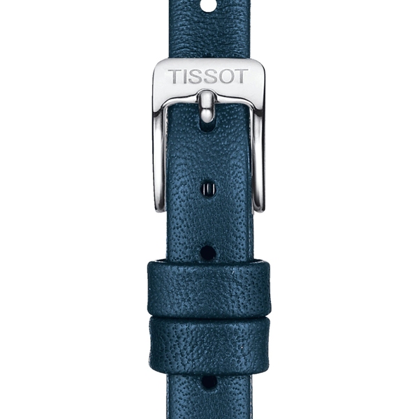 Tissot niebieski pasek skórzany 09 mm