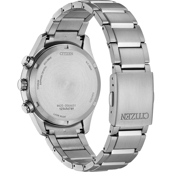 ZEGAREK CITIZEN ECO-DRIVE SUPER TITANIUM CHRONOGRAPH