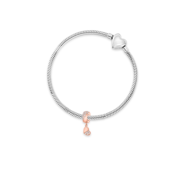 Zawieszka srebrna z motywem serca Lovely Beads