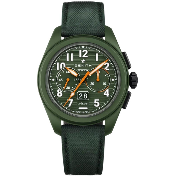 ZEGAREK ZENITH PILOT BIG DATE FLYBACK PORTER