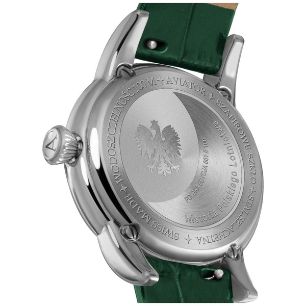 ZEGAREK AVIATOR DOUGLAS MOONFLIGHT DIAMOND POLISH EDITION