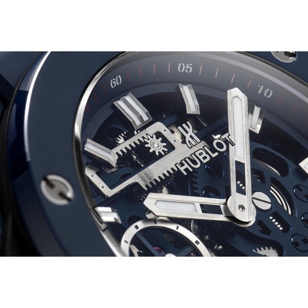 ZEGAREK HUBLOT BIG BANG MECA-10 CERAMIC BLUE