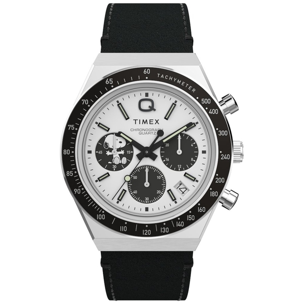 ZEGAREK TIMEX Q TIMEX CHRONOGRAPH X PEANUTS SNOOPY