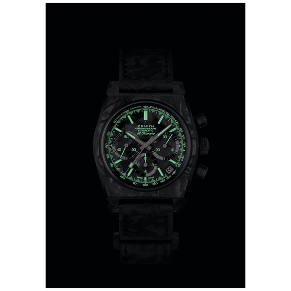 ZEGAREK ZENITH CHRONOMASTER REVIVAL COVER GIRL CARBON LIMITED EDITION