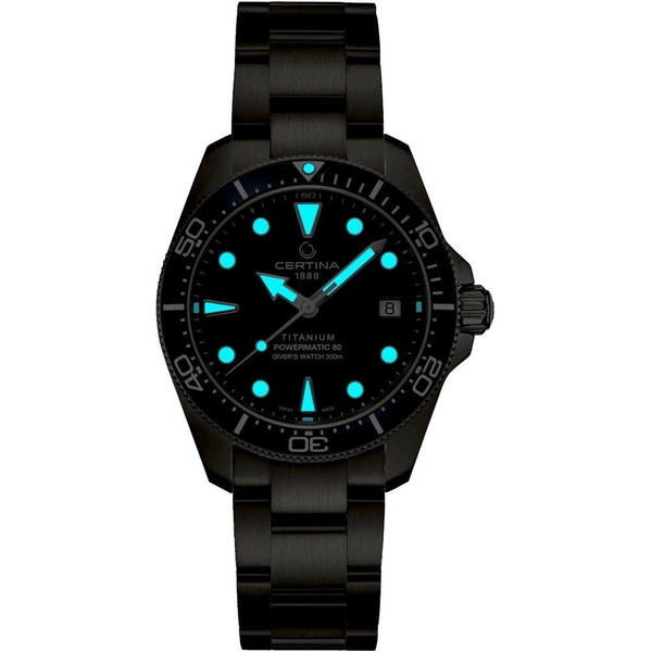 ZEGAREK CERTINA DS ACTION DIVER 38MM TITANIUM