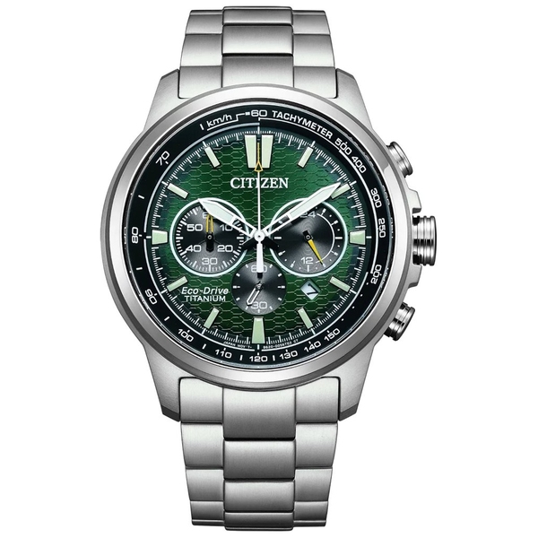 ZEGAREK CITIZEN ECO-DRIVE SUPER TITANIUM MOTOR CHRONOGRAPH