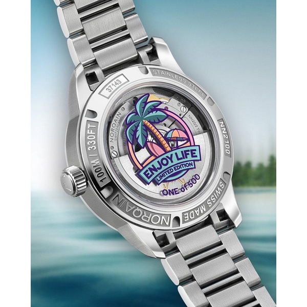 ZEGAREK NORQAIN FREEDOM GMT ENJOY LIFE HOLIDAY LIMITED EDITION