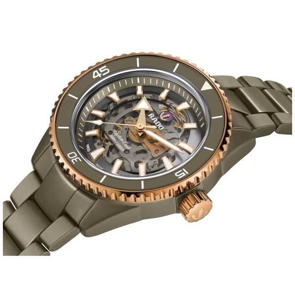ZEGAREK RADO CAPTAIN COOK HIGH-TECH CERAMIC SKELETON