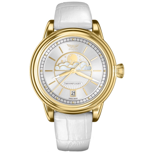 ZEGAREK AVIATOR DOUGLAS MOONFLIGHT