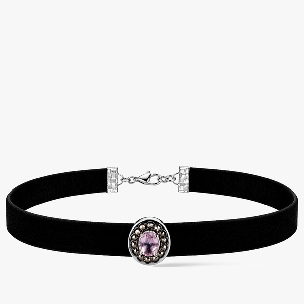 Choker aksamitka Retro