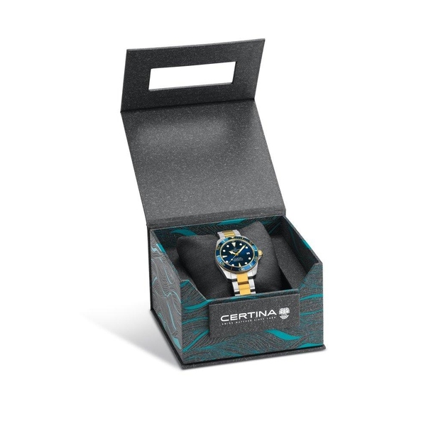 ZEGAREK CERTINA DS ACTION DIVER 38MM POWERMATIC 80 SEA TURTLE CONSERVANCY SPECIAL EDITION