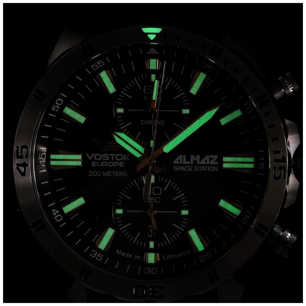 ZEGAREK VOSTOK EUROPE ALMAZ SPACE STATION CHRONO