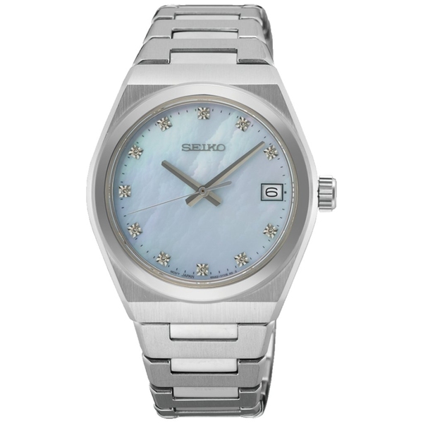 ZEGAREK SEIKO CLASSIC QUARTZ DIAMONDS