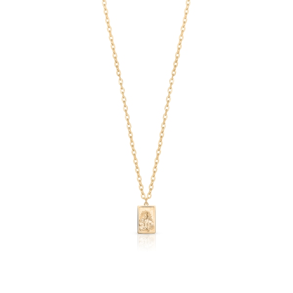 Wisiorek złoty medalik