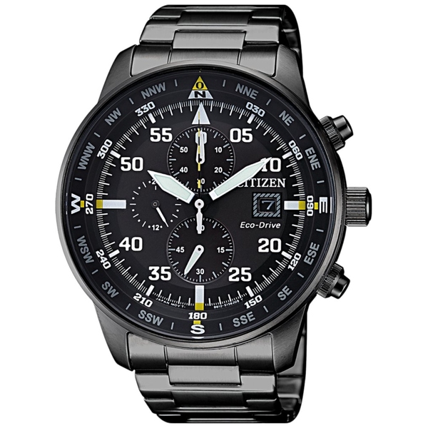 ZEGAREK CITIZEN ECO-DRIVE MILITARY CHRONOGRAPH