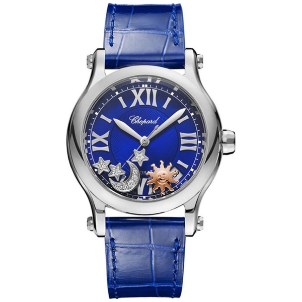 ZEGAREK CHOPARD HAPPY SPORT SUN MOON AND STARS