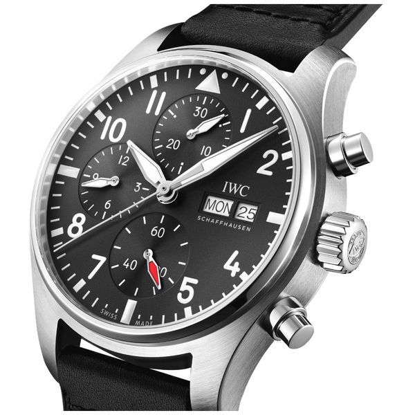 ZEGAREK IWC SCHAFFHAUSEN PILOT'S CHRONOGRAPH 41