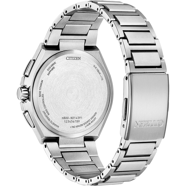 ZEGAREK CITIZEN RADIO CONTROLLED SUPER TITANIUM CHRONOGRAPH