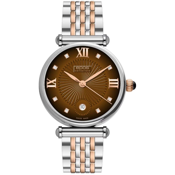 ZEGAREK EPOS QUARTZ LADY ROUND DIAMONDS