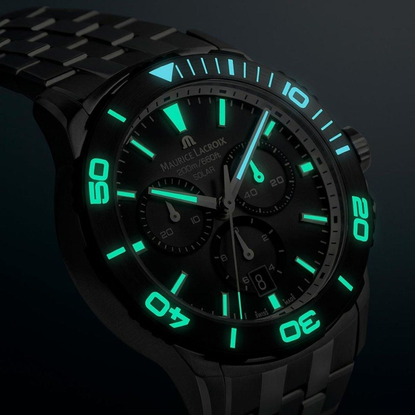 ZEGAREK MAURICE LACROIX PONTOS S SOLAR CHRONOGRAPH