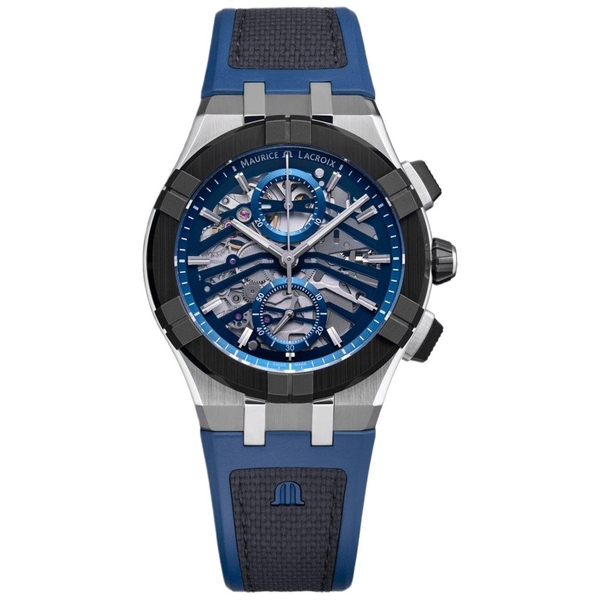 ZEGAREK MAURICE LACROIX AIKONIC AUTOMATIC CHRONOGRAPH SKELETON