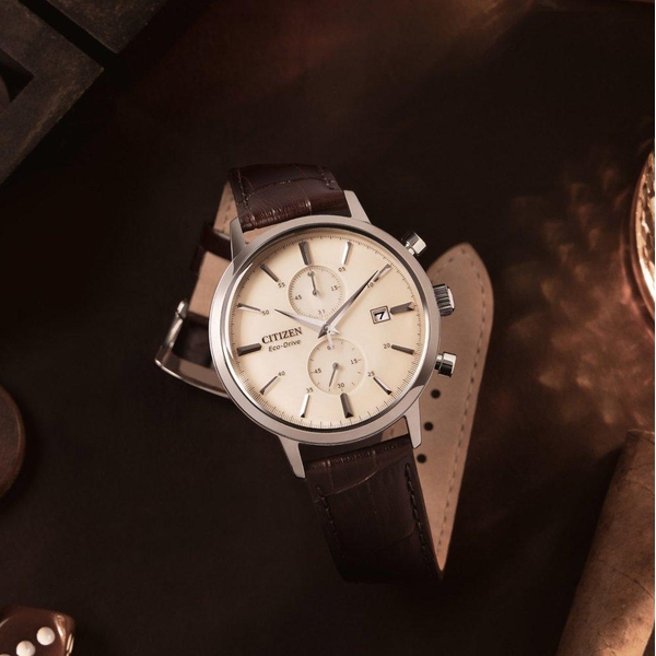 ZEGAREK CITIZEN ECO-DRIVE VINTAGE CHRONOGRAPH