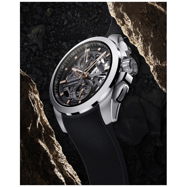 ZEGAREK NORQAIN INDEPENDENCE SKELETON CHRONO