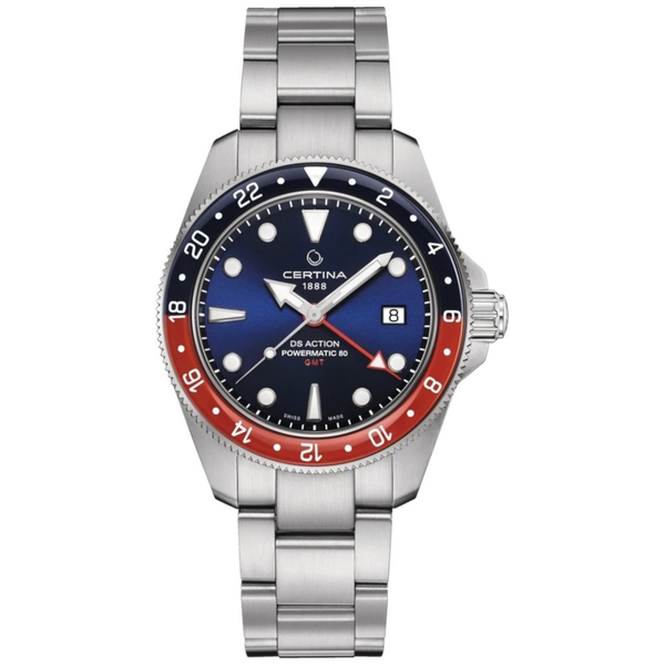 ZEGAREK CERTINA DS ACTION GMT POWERMATIC 80