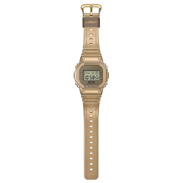 ZEGAREK G-SHOCK DIGITAL 5600 SERIES GOLD CHAIN