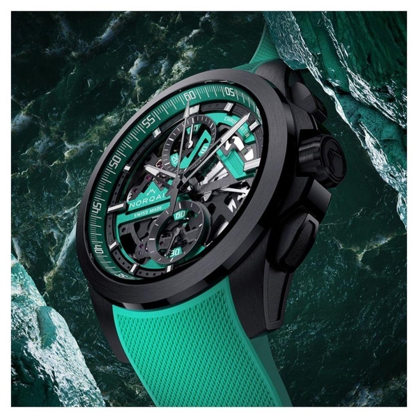 ZEGAREK NORQAIN INDEPENDENCE SKELETON CHRONO LIMITED EDITION