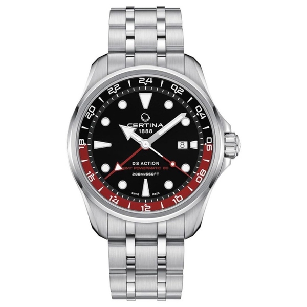 ZEGAREK CERTINA DS ACTION GMT POWERMATIC 80