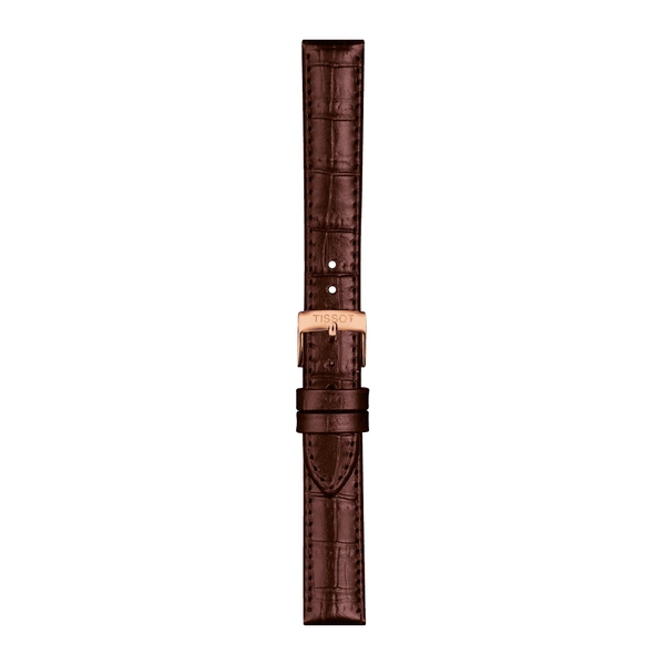 Tissot brązowy pasek skórzany 15 mm