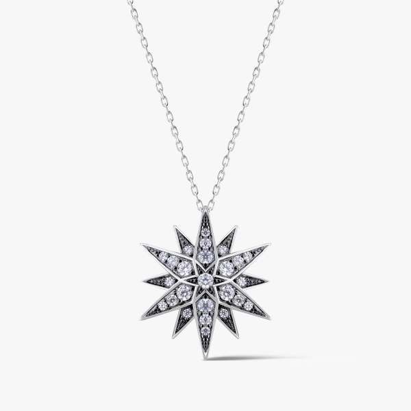 Broszka srebrna Royal Star