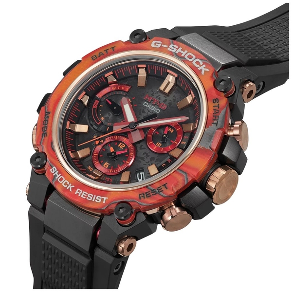 ZEGAREK G-SHOCK MT-G MTG-B3000 SERIES 40TH ANNIVERSARY FLARE RED