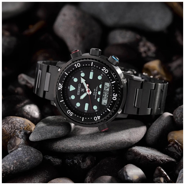 ZEGAREK SEIKO PROSPEX SOLAR HYBRID DIVER''S 40TH ANNIVERSARY LIMITED EDITION