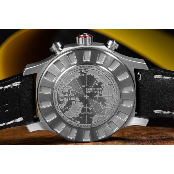 ZEGAREK VOSTOK EUROPE EXPEDITION NORTH POLE 1 POLAR POPPY SOLAR