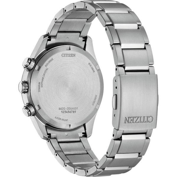 ZEGAREK CITIZEN ECO-DRIVE SUPER TITANIUM CHRONOGRAPH